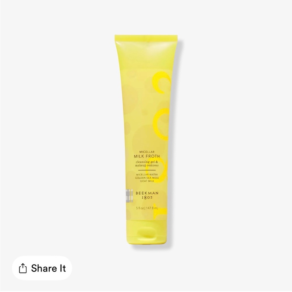 Beekman 1802 Micellar Milk Froth Cleansing Gel & Makeup Remover